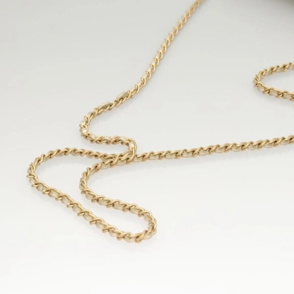 CHANEL New Travel Line Chain Wallet Nylon Gold CC Auth 119624 - Picture 6 of 16